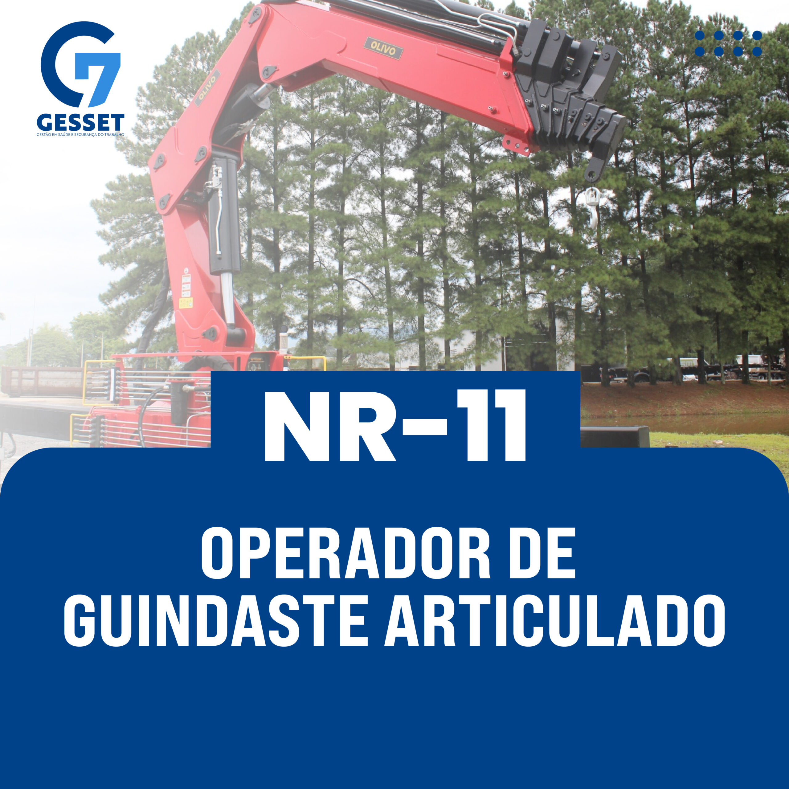 NR 11 – Operador de Guindaste Articulado
