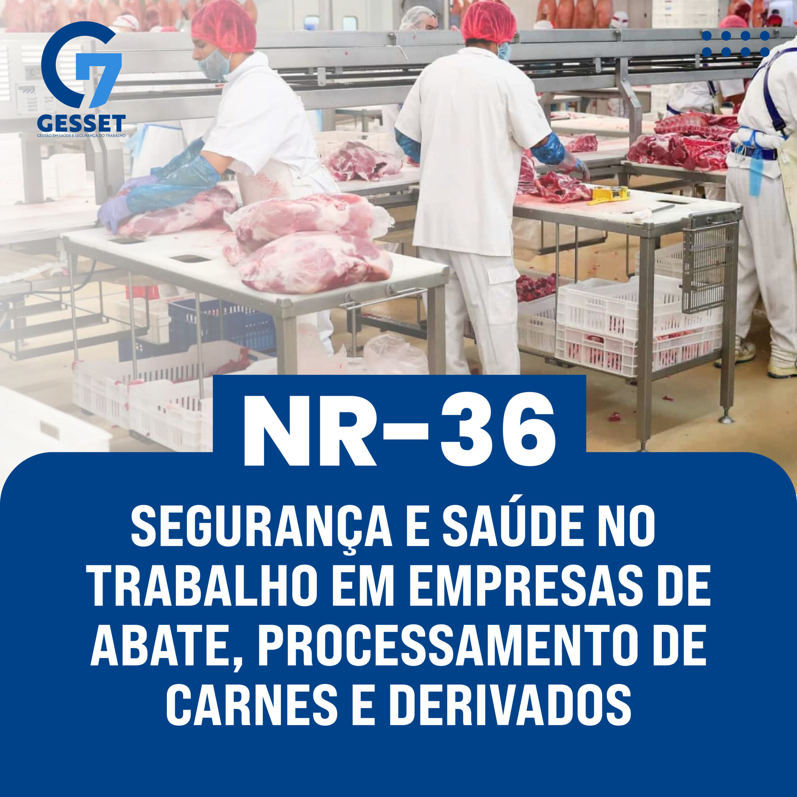 NR 36 – Segurança E Saúde No Trabalho Em Empresas De Abate, Processamento De Carnes E Derivados