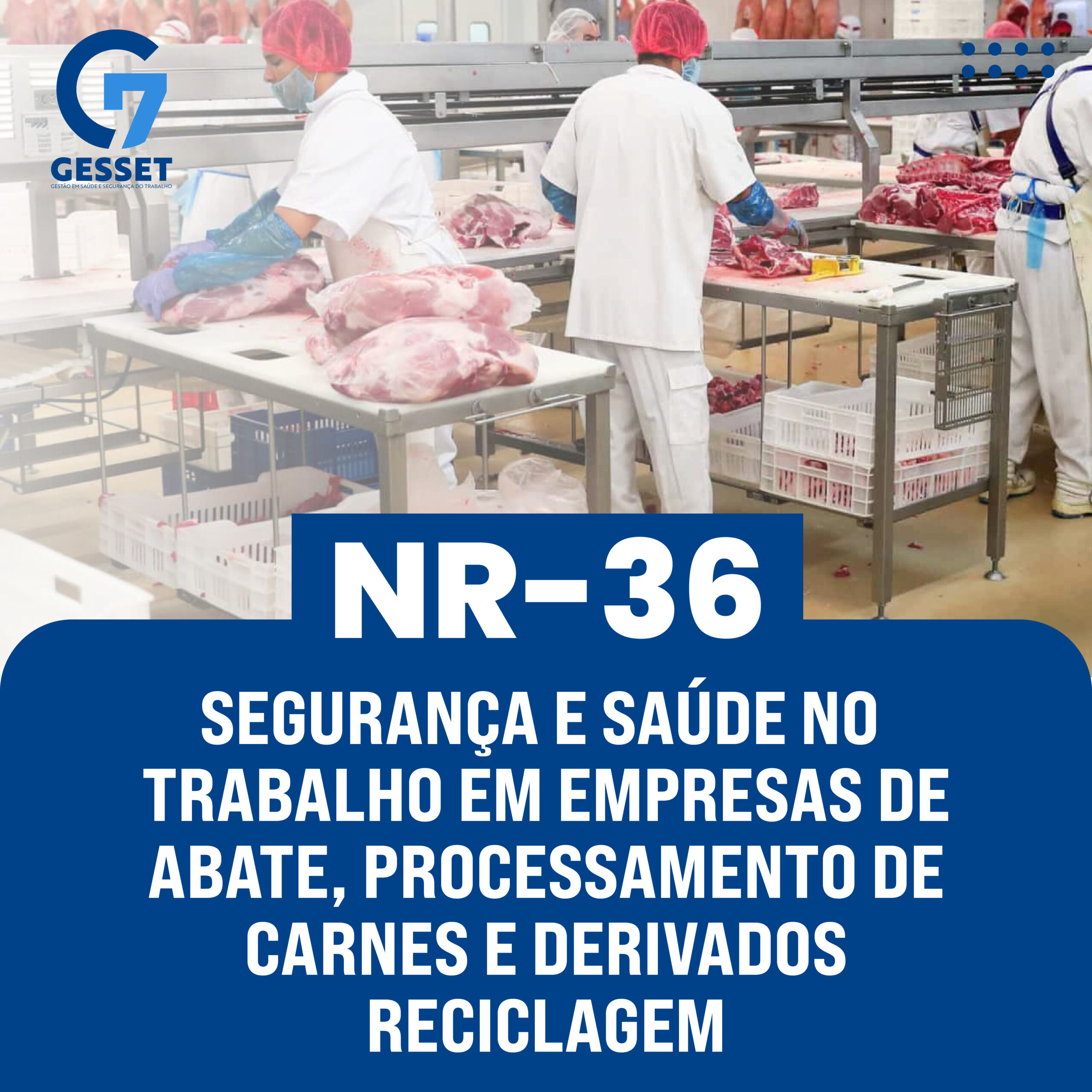 NR 36 – Segurança E Saúde No Trabalho Em Empresas De Abate, Processamento De Carnes E Derivados Reciclagem